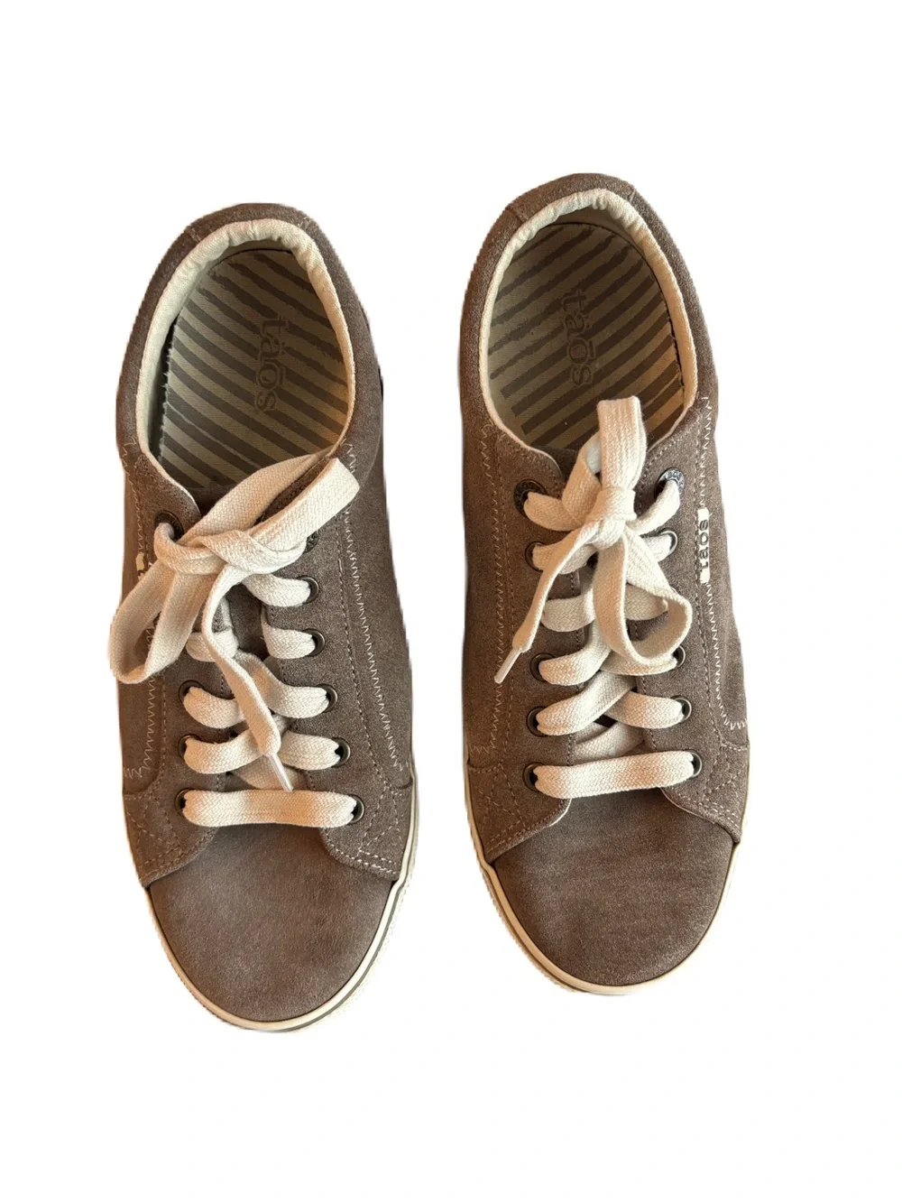 Taos Women's Retro Star Brown Suede Sneaker Size 9.5